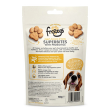 Load image into Gallery viewer, Frozzy Banana and Honey Superbites with probiotics back of the packet.