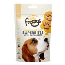Load image into Gallery viewer, Frozzy Banana and Honey Superbites with probiotics front of the packet.