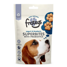 Load image into Gallery viewer, Frozzy Blueberry Superbites with probiotics front of the packet.