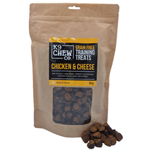Load image into Gallery viewer, K9 Chew Co Chicken and Cheese Training Treats 1kg Bag.