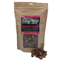 Load image into Gallery viewer, K9 Chew Co Chicken and Salmon Training Treats 1kg Bag.