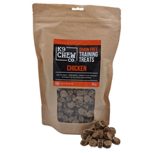 Load image into Gallery viewer, K9 Chew Co Chicken Training Treats 1kg Bag.