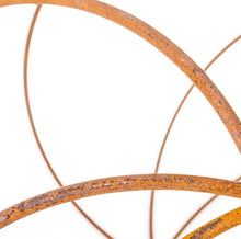 Load image into Gallery viewer, The detail of the rustic garden ball design on a white background.