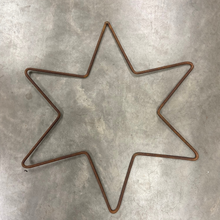 Load image into Gallery viewer, 6 point Rustic Metal Star - Garden / Home Rustic Patina Star