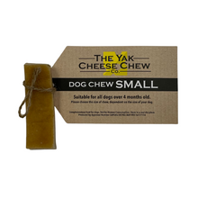 Load image into Gallery viewer, Yak Small Original Chew with label, which is attached and reads The Yak Cheese Chew Co.