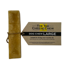 Load image into Gallery viewer, Yak Large Original Chew with label, which is attached and reads The Yak Cheese Chew Co.