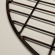 Load image into Gallery viewer, The 77cm replacement fire pit grill close up view of the bar thickness and material.