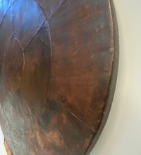 Load image into Gallery viewer, The 80cm fire pit lid side view on a plain background
