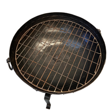 Load image into Gallery viewer, Large Garden Fire Pit BBQ 80cm Indian Fire Bowl With Stand & Grill