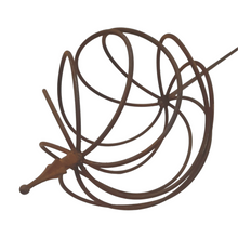 Load image into Gallery viewer, Garden ball stake detail on a white background