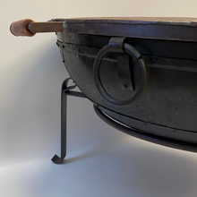 Load image into Gallery viewer, The 80cm fire pit with fire pit lid on a plain background