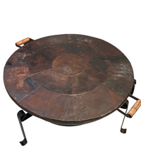Load image into Gallery viewer, The 80cm fire pit with lid on a white background