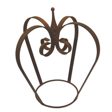 Load image into Gallery viewer, Rustic garden crown on a white background
