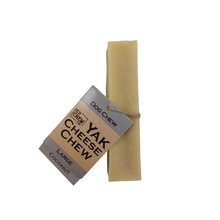 Load image into Gallery viewer, Yak Large Coconut Chew with label, which is attached and reads The Yak Cheese Chew Co. 
