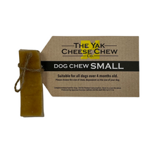 Load image into Gallery viewer, Yak Small Original Chew with label, which is attached and reads The Yak Cheese Chew Co. 
