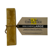 Load image into Gallery viewer, Yak Large Original Chew with label, which is attached and reads The Yak Cheese Chew Co. 
