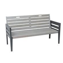 Load image into Gallery viewer, The Florenity Grigio Three Seat Bench Set on a white background
