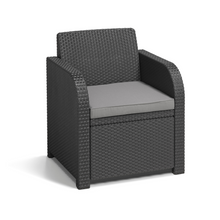 Load image into Gallery viewer, The Keter Oklahoma chair on a white background. 
