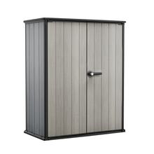 Load image into Gallery viewer, The Keter Hi-Store+ Storage Shed on a white background.
