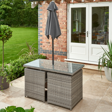 Load image into Gallery viewer, The Wensum Bistro Set outside in the garden 
