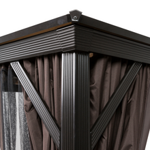 Load image into Gallery viewer, The Runcton Polycarbonate 3m Gazebo frame detail.
