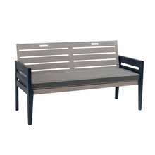 Load image into Gallery viewer, The Florenity Galaxy three seat bench on a white background
