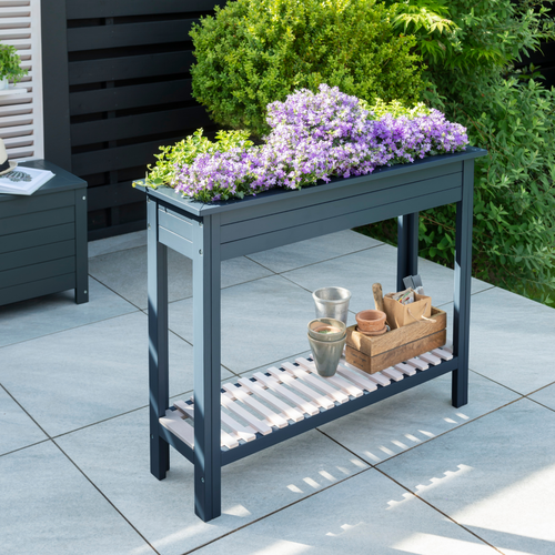 The Florenity Galaxy High Planter with Zinc Tray