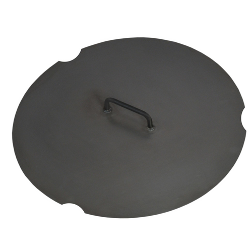 The Cook King fire pit lid on a white background - suitable for 80cm Cook King Montana and Haiti fire bowls.
