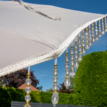 Load image into Gallery viewer, The Carrousel 2.5m Parasol beading on the canopy. 
