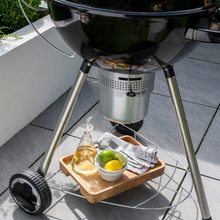 Load image into Gallery viewer, The Norfolk grills Corus charcoal kettle BBQ shelf. 
