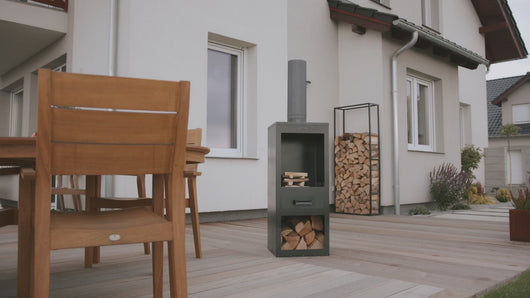 A video showing the Rosa outdoor garden stove. 