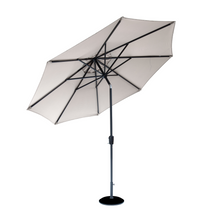 Load image into Gallery viewer, The Elizabeth parasol in mouse grey on a white background.
