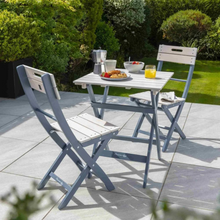 Load image into Gallery viewer, The Florenity Galaxy bistro set outside in the garden
