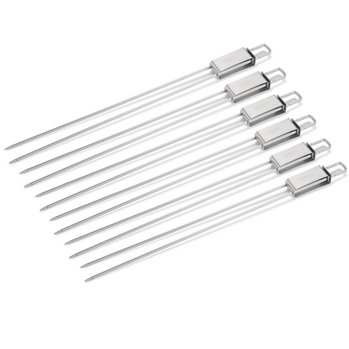 The Norfolk Grills Metal Skewers (6pk) shown on a white background. 