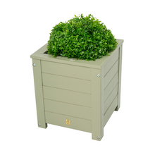Load image into Gallery viewer, The Florenity Verdi square planter on a white background.
