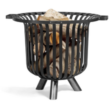 Load image into Gallery viewer, The Cook King Verona 60cm Fire Basket on a white background.
