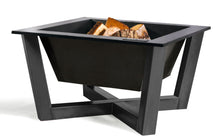 Load image into Gallery viewer, Cook King Brasil square fire pit on a white background. 
